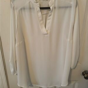 Lush Classic White Blouse